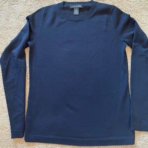 Navy Blue Extra Fine Italian Merino Wool sweater